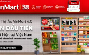 Tập đoàn Vingroup vừa chính thức đưa vào hoạt động siêu thị ảo VinMart (Virtual Store) đồng thời ứng dụng mua sắm ưu việt Scan & Go được VinMart mở rộng phạm vi tới 73 siêu thị trên cả nước.